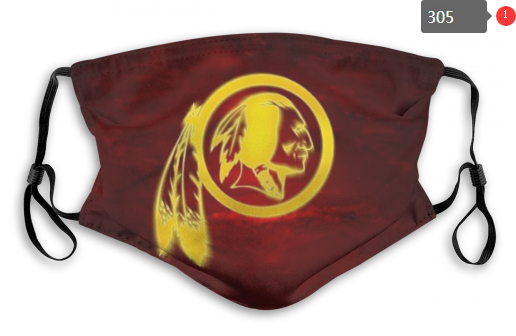 NFL Washington Red Skins #5 Dust mask with filter->nfl dust mask->Sports Accessory